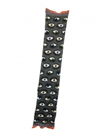 Kapital printed eyes grey scarf