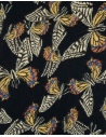 Kapital scarf-stole oversized black with butterflies shop online scarves