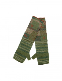 Kapital long green fingerless gloves EK-1267XGA KHAKI order online