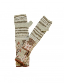 Kapital long fingerless gloves in ecru wool EK-1267XGA NAT ECRU order online