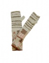 Kapital long fingerless gloves in ecru wool buy online EK-1267XGA NAT ECRU