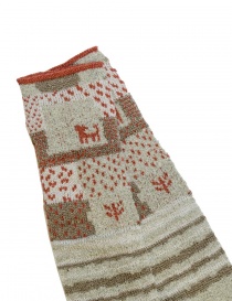 Kapital long fingerless gloves in ecru wool price