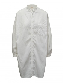 Kapital camicia lunga bianca colletto tondo online