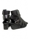 Trippen Interface sandalo alto con zeppa in pelle nera INTERFACE F WAW BLK-WAW ST BLK prezzo