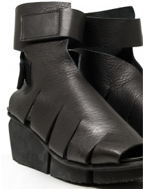 Trippen Interface sandalo alto con zeppa in pelle nera calzature donna acquista online