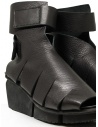 Trippen Interface sandalo alto con zeppa in pelle nera INTERFACE F WAW BLK-WAW ST BLK acquista online
