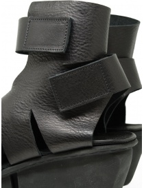 Trippen Interface sandalo alto con zeppa in pelle nera calzature donna prezzo