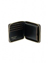 Comme des Garçons small Triple Stitch wallet in black leather shop online wallets