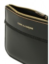 Comme des Garçons busta portamonete Triple Stitich in pelle nera SA8100TS BLACK acquista online