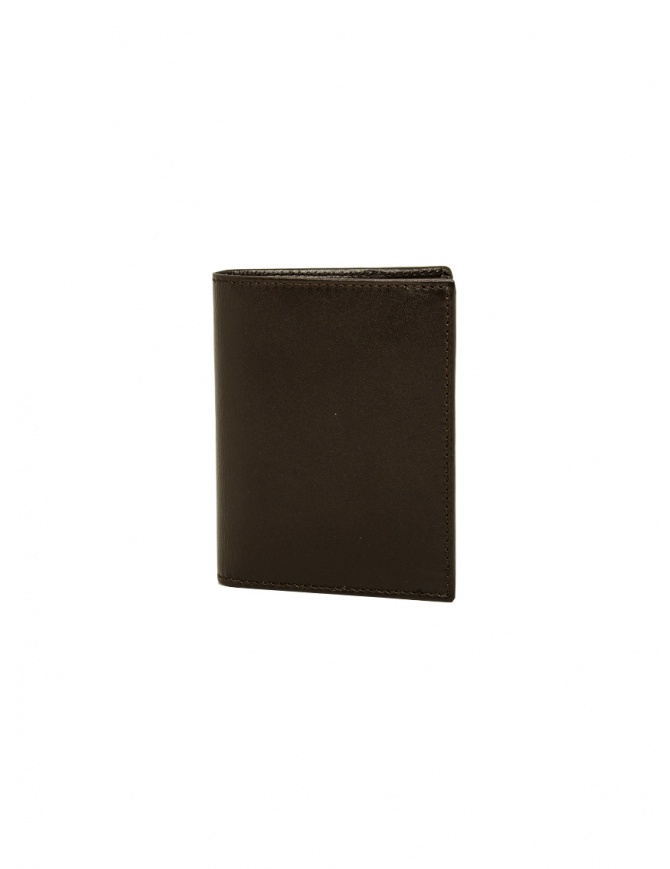 Comme des Garçons mini portafogli in pelle marrone SA0641 BROWN portafogli online shopping