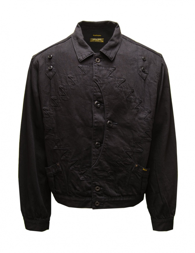 Kapital giacca in denim nero Thunderbird K2504LJ177 BLACK Kapital giacca in denim nero Thunderbird K2504LJ177 BLACK giubbini uomo online shopping