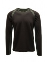 Label Under Construction pullover doppio strato nero e grigio acquista online 46YSW303 CAW1-DR/BK