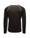 Label Under Construction pullover doppio strato nero e grigioshop online maglieria uomo