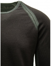 Label Under Construction pullover doppio strato nero e grigio Label Under Construction pullover doppio strato nero e grigio prezzo