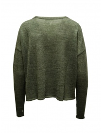 Ma'ry'ya green merino wool crewneck cardigan
