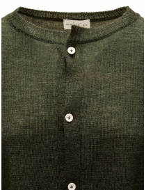 Ma'ry'ya green merino wool crewneck cardigan price