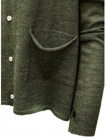 Ma'ry'ya green merino wool crewneck cardigan womens cardigans buy online