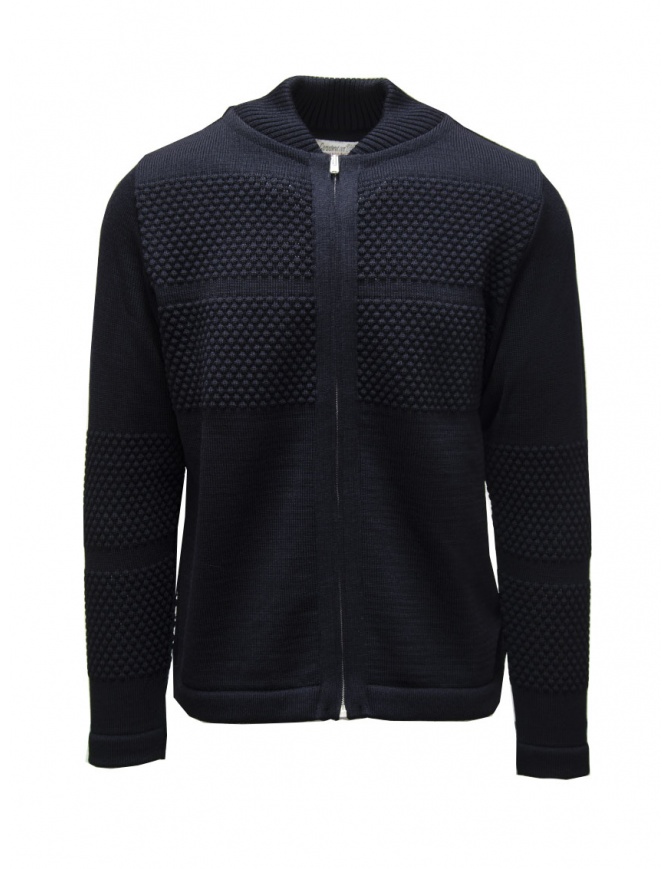 S.N.S. Herning Fisherman-III pullover blu con cerniera 183-25L NAVY BLUE II U2019 S.N.S. Herning Fisherman-III pullover blu con cerniera 183-25L NAVY BLUE II U2019 cardigan uomo online shopping