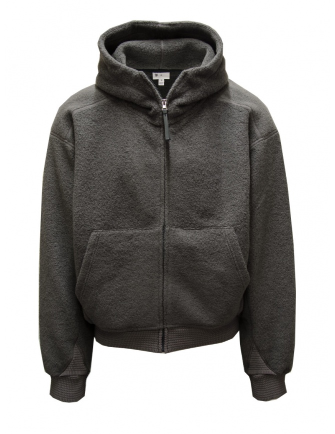 Goldwin felpa con cappuccio in pile di lana grigio scuro GZ35304 DARK LAVA Goldwin felpa con cappuccio in pile di lana grigio scuro GZ35304 DARK LAVA maglieria uomo online shopping