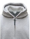 Goldwin felpa con cappuccio in pile di lana grigia GZ35304 ASH GRAY acquista online