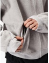 Goldwin felpa con cappuccio in pile di lana grigiashop online maglieria uomo