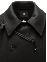 D-VEC caban nero in lana idrorepellente VF-2CT00159 BLACK 90 prezzo