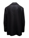 D-VEC caban nero in lana idrorepellenteshop online cappotti uomo