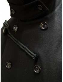 D-VEC caban nero in lana idrorepellente shopping D-VEC caban nero in lana idrorepellente cappotti uomo prezzo