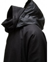 D-VEC cappotto nero in lana Melton idrorepellente VF-2CT00559 BLACK 90 prezzo