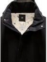 D-VEC cappotto nero in lana Melton idrorepellente prezzo VF-2CT00559 BLACK 90shop online