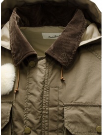 Woolrich giacca cropped marrone con cappuccio Woolrich giacca cropped marrone con cappuccio prezzo