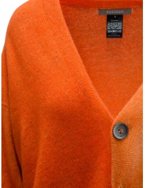 Suzusan cardigan corto in cashmere arancio e beige cardigan donna Suzusan cardigan corto in cashmere arancio e beige cardigan donna acquista online