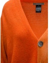 Suzusan cardigan corto in cashmere arancio e beige 2611-3085K-545-4403ORANGE/SAND acquista online