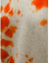 Suzusan pullover corto in cashmere Shibori arancio e beige 2611-3091K-010-4403ORANGE/SAND prezzo