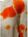 Suzusan pullover corto in cashmere Shibori arancio e beige 2611-3091K-010-4403ORANGE/SAND acquista online