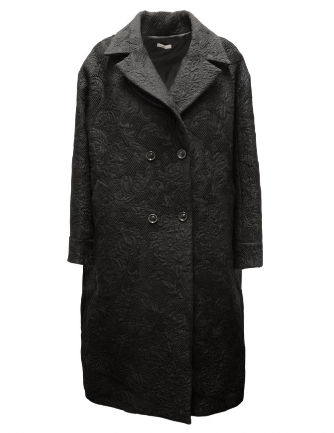 Manipuri cappotto jacquard nero 0153413003 BLACK 01 Manipuri cappotto jacquard nero 0153413003 BLACK 01 cappotti donna online shopping