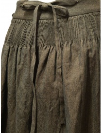 A Tentative Atelier gonna smocking in lana marrone gonne donna acquista online