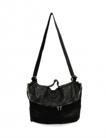 Bags online: Black leather Guidi M10 bag