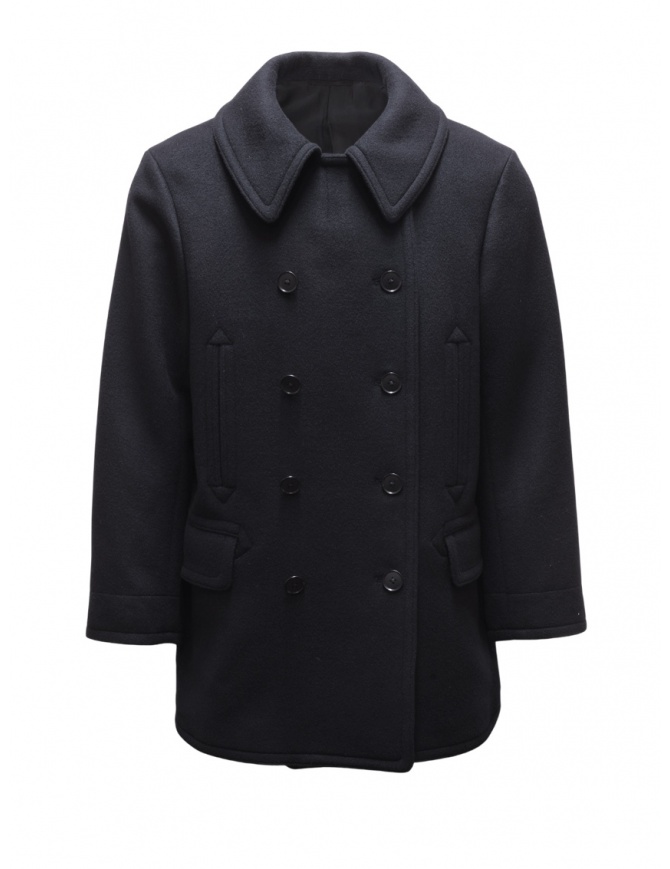 Kaptain Sunshine Pea cappotto doppiopetto blu navy KS25FCO02 NAVY Kaptain Sunshine Pea cappotto doppiopetto blu navy KS25FCO02 NAVY cappotti uomo online shopping