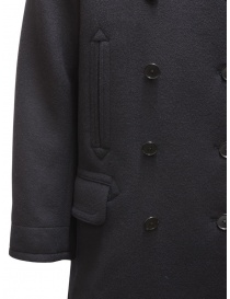 Kaptain Sunshine Pea cappotto doppiopetto blu navy cappotti uomo Kaptain Sunshine Pea cappotto doppiopetto blu navy cappotti uomo acquista online