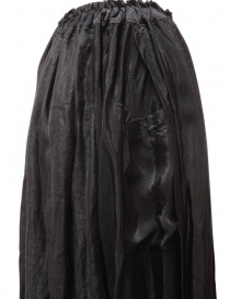 Vlas Blomme Dark Navy Linen and Rayon Crinkled Skirt price