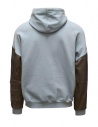 Qbism Style E5 felpa azzurra con cappuccioshop online maglieria uomo