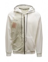Qbism Style C3 felpa bianca con cappuccio acquista online STYLE C3 WHITE BEIGE