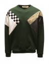 Qbism felpa verde con dettagli in spugna acquista online STYLE F6 FOREST/MULTI