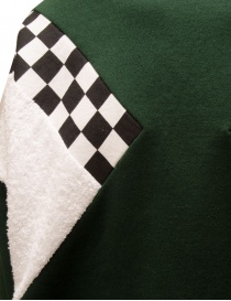 Qbism felpa verde con dettagli in spugna maglieria uomo Qbism felpa verde con dettagli in spugna maglieria uomo acquista online