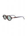 Kuboraum P6 brown oval glasses with green lenses shop online glasses