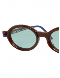 Kuboraum P6 brown oval glasses with green lenses glasses Kuboraum P6 brown oval glasses with green lenses glasses buy online