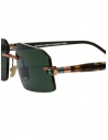 Kuboraum P64 geometric sunglasses with green lenses P64 56-17 BZ HB F.green buy online