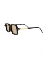 Kuboraum P2 black square glasses with light brown lenses shop online glasses