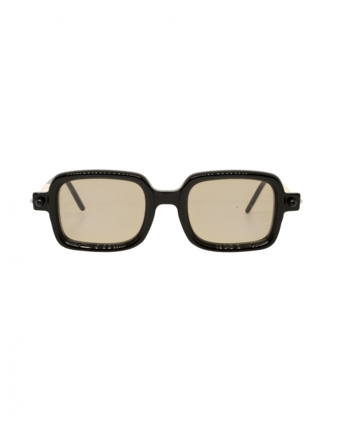 Kuboraum P2 black square glasses with light brown lenses P2 50-22 BYB brown1* Kuboraum P2 black square glasses with light brown lenses P2 50-22 BYB brown1* glasses online shopping
